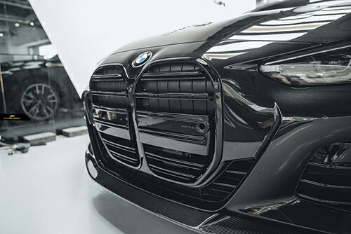 【FUTURE DESIGN】BMW 4シリーズ G22 G23 フロント用 艶ありブラックキドニーグリル センターグリル カスタム エアロ パフォーマンス|METEO 店