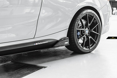 BMW 2シリーズ F22 Mスポーツ用サイドスカート 本物DryCarbon ドライカーボン