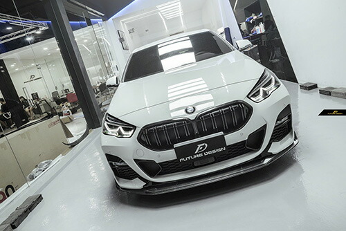 【FUTURE DESIGN】BMW 2シリーズ F44 2GC グラン クーペ Mスポーツ フロント用 リップスポイラー 本物DryCarbon ドライカーボン パフォーマンス カスタム エアロ