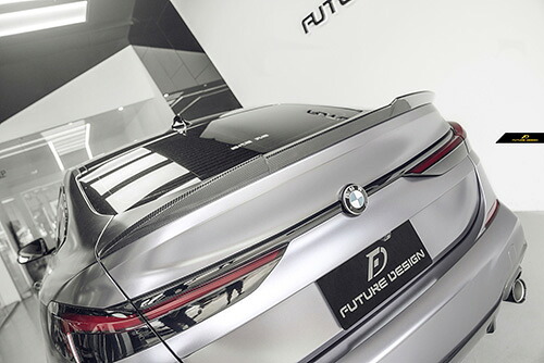 【FUTURE DESIGN】BMW 2シリーズ F44 2GC グラン クーペ トランク用 リアスポイラー 本物DryCarbon ドライカーボン パフォーマンス カスタム エアロ｜METEO　店
