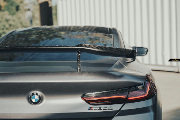 【FUTURE DESIGN 正規品】BMW 8シリーズ G15 クーペ用 リアウィング 本物DryCarbon ドライカーボン カスタム パフォーマンス 840 850