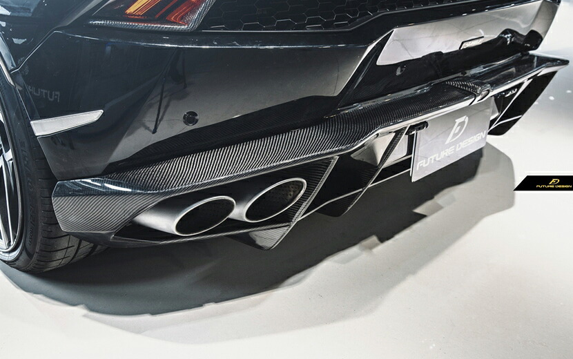 Lamborghini ランボルギーニ Huracán LP580-2 LP610-4 カーボン リア ディフューザー 本物DryCarbon NS