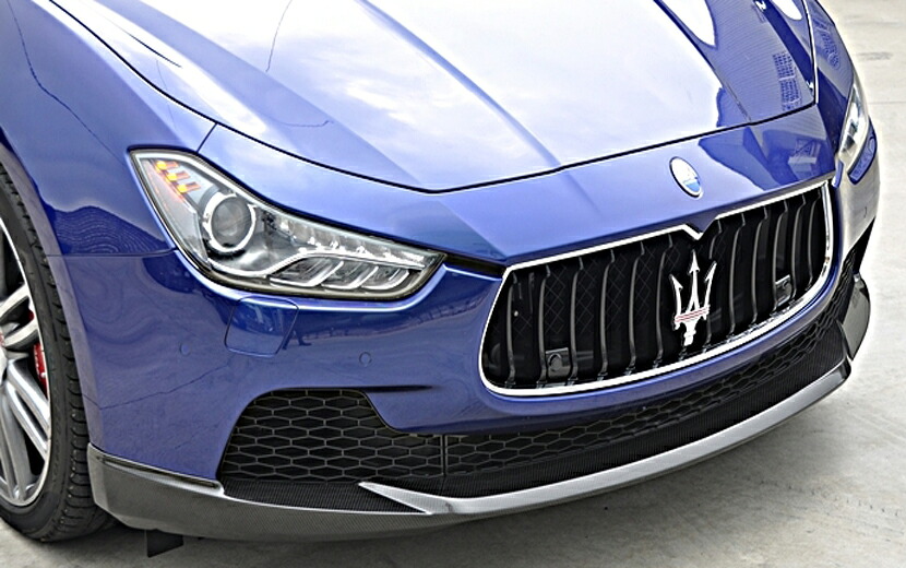 Maserati マセラティ Ghibli ギブリ フロントバンパー用リップスポイラー 本物Carbon NOV カーボン スタイル 123,500円