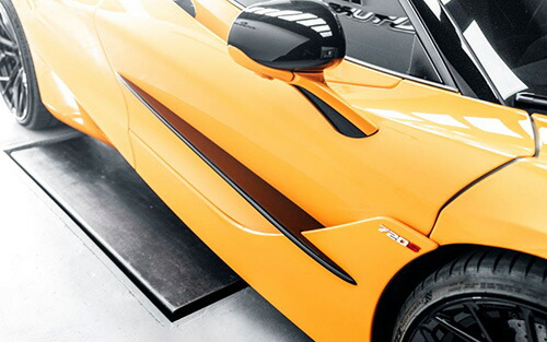 【FUTURE DESIGN 正規品】McLaren マクラーレン 720S サイドドア用 カナード 本物Drycabon ドライカーボン エアロ カスタム