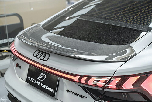【FUTURE DESIGN 正規品】AUDI RS E-tron GT トランク リアスポイラー 本物DryCarbon ドライカーボン 入り替え エアロ カスタム パフォーマンス｜METEO　店 100,500円