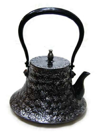 楽天市場】南部盛岡 工房和秋 金野 和秋作 砂鉄 柚子桜 急須 南部鉄瓶