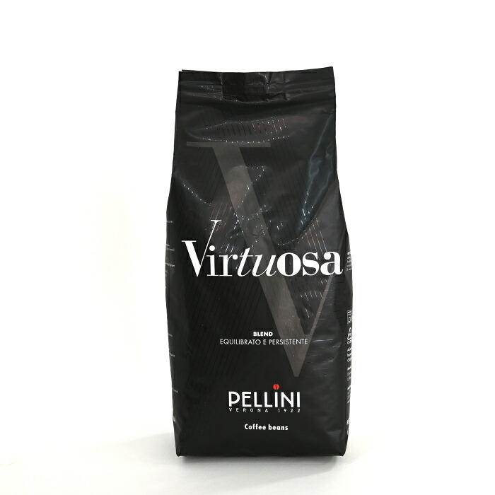 【ポイント10倍】イタリア産 Pellini Virtuosa（ペリーニ ヴィルトーザ） アラビカ種100％ エスプレッソ ホールビーンズ coffee Italian espresso WholeBean 正規輸入品【送料無料】