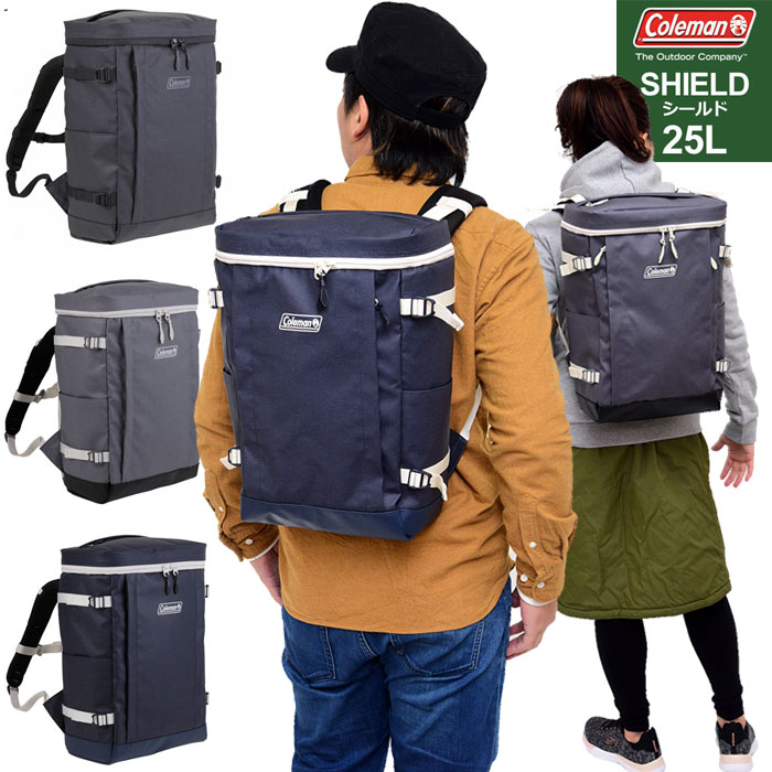 【楽天市場】コールマン スクエアリュック シールド25(25L)[全3色]Coleman SHIELD25 メンズ レディース【鞄