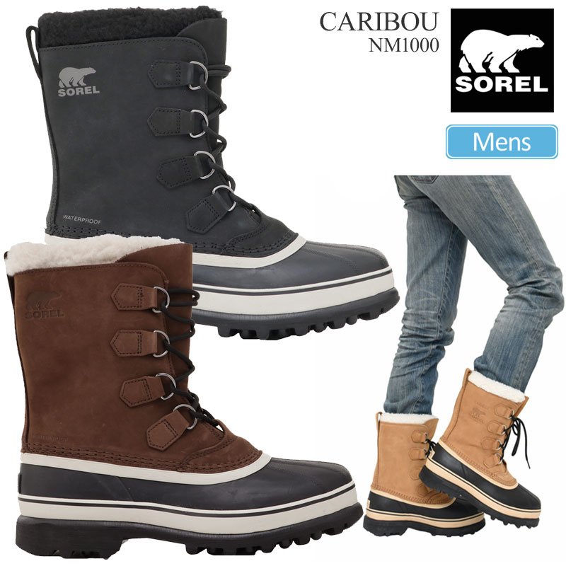 ソレル SOREL スノーブーツ メンズ 苛性カリブー CARIBOU WP NM1000 2025AW wbt【靴】2510trip