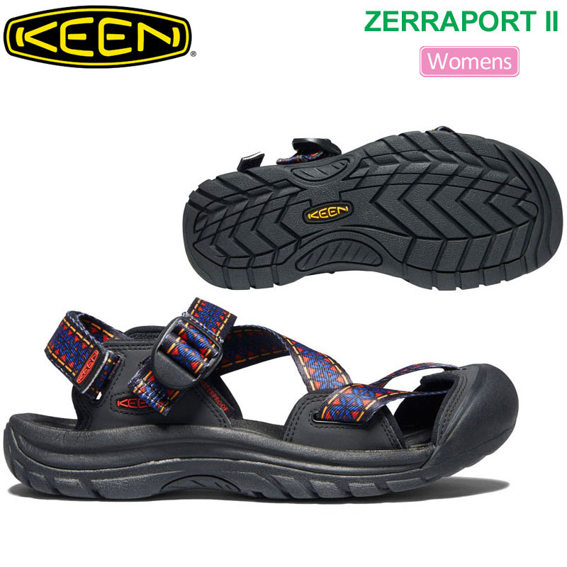 楽天市場 正規取扱店 キーン Keen レディース サンダル ウィメンズ ゼラポート2 Zerraport 2 シルバーバーチ ブラック タイダイ フラワー 23 25cm 21ss Sdl 靴 2104trip Trip