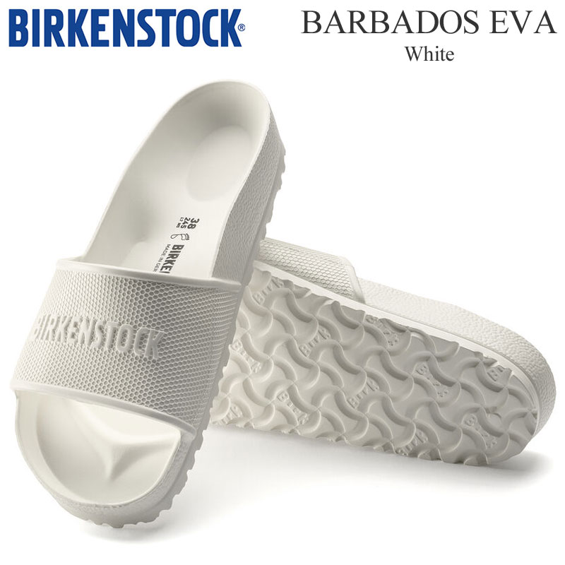 ビルケンシュトック BIRKENSTOCK サンダル メンズ バルバドス EVA BARBADOS ホワイト 25-28cm BK1015399  2022SS sdl2206trip 大きな取引