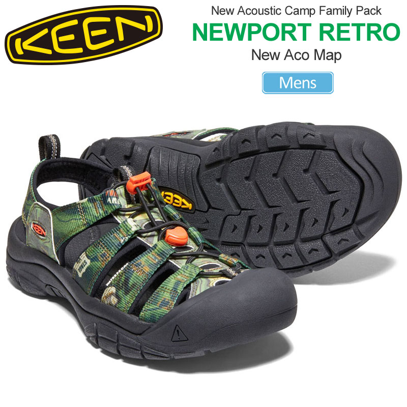 キーン KEEN サンダル NEWPORT 1026346 メンズ sdl2205trip ニューポートレトロ ニューアコマップ RETRO 25-29cm