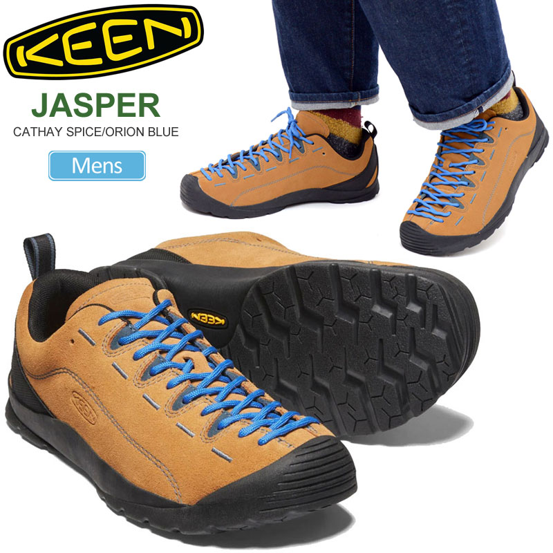 キーン KEEN メンズ スニーカー アウトドアシューズ ジャスパー JASPER キャセイスパイス オリオン青碧 1002661 2023AW snk【靴】2308trip