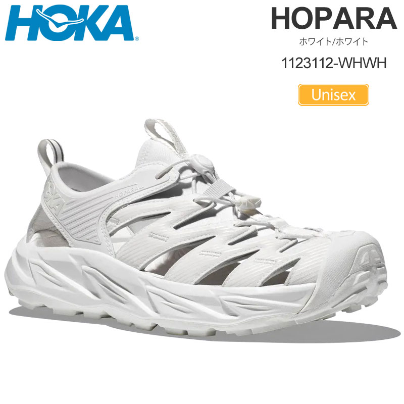 ホカ HOKA サンダル メンズ レディース ホパラ HOPARA ホワイト 1123112 WHWH 2025SS sdl【靴】2502trip