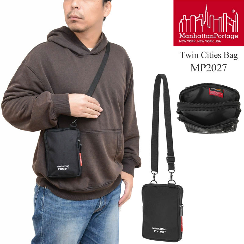 マンハッタンポーテージ Manhattan Portage ショルダーバッグ メンズ レディース ツインシティーズバッグ Twin Cities Bag MP2027 2024AW【鞄】2412trip [M便 1/1] 6,105円