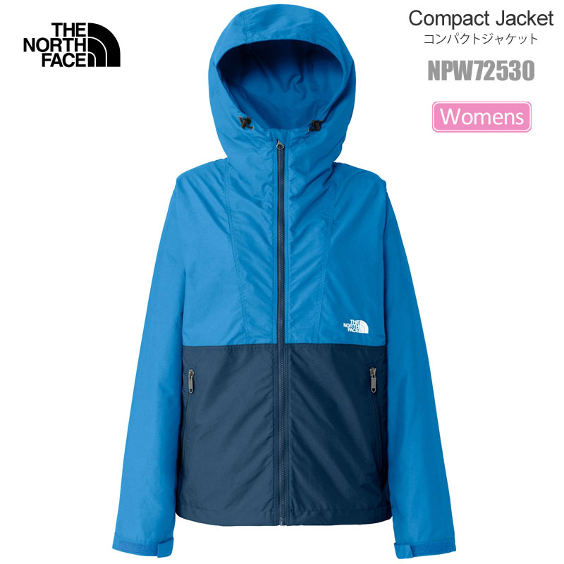 ザ・ノース・フェイス THE NORTH FACE 撥水 牟礼パーカー レディース 新色 パウダーコンパクト上衣 Compact Jacket NPW72530 2025AW【服】2510trip【返品取り替えっこ・ラッピング不可】_25WS