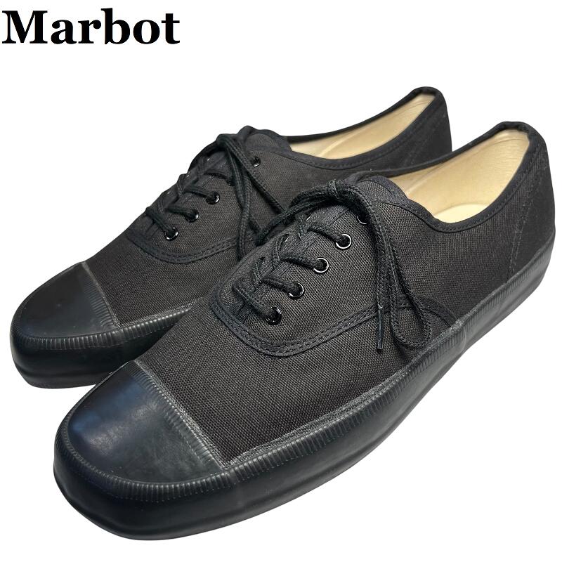 【新品／訳あり】Marbot マル洋弓 オックスフォードスニーカー 40 7 黒いこと 黒 綿織物 ユニ一発やる竹ヶ原敏之介 フットザコーチャー