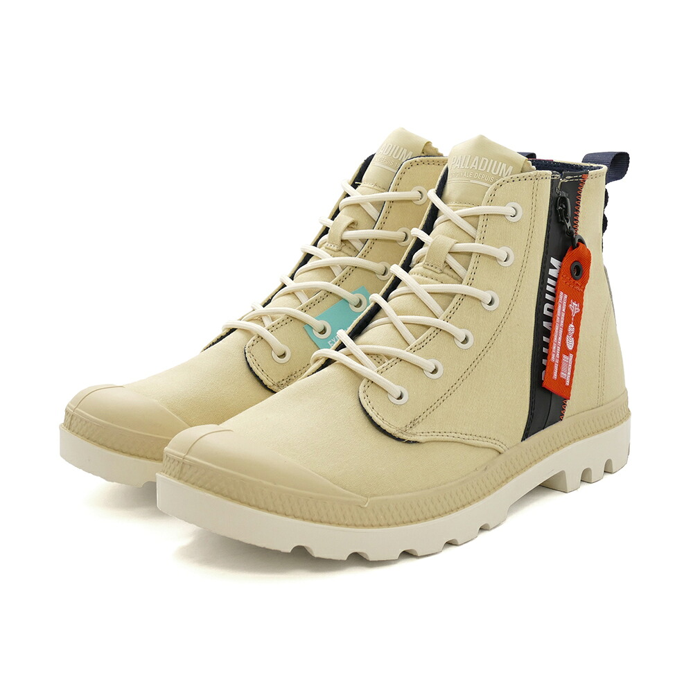 スニーカー パラディウム PALLADIUM パンパハイアウトジップオーバーラボ サハラ ベージュ 78725-217 メンズ レディース シューズ 靴 23SS