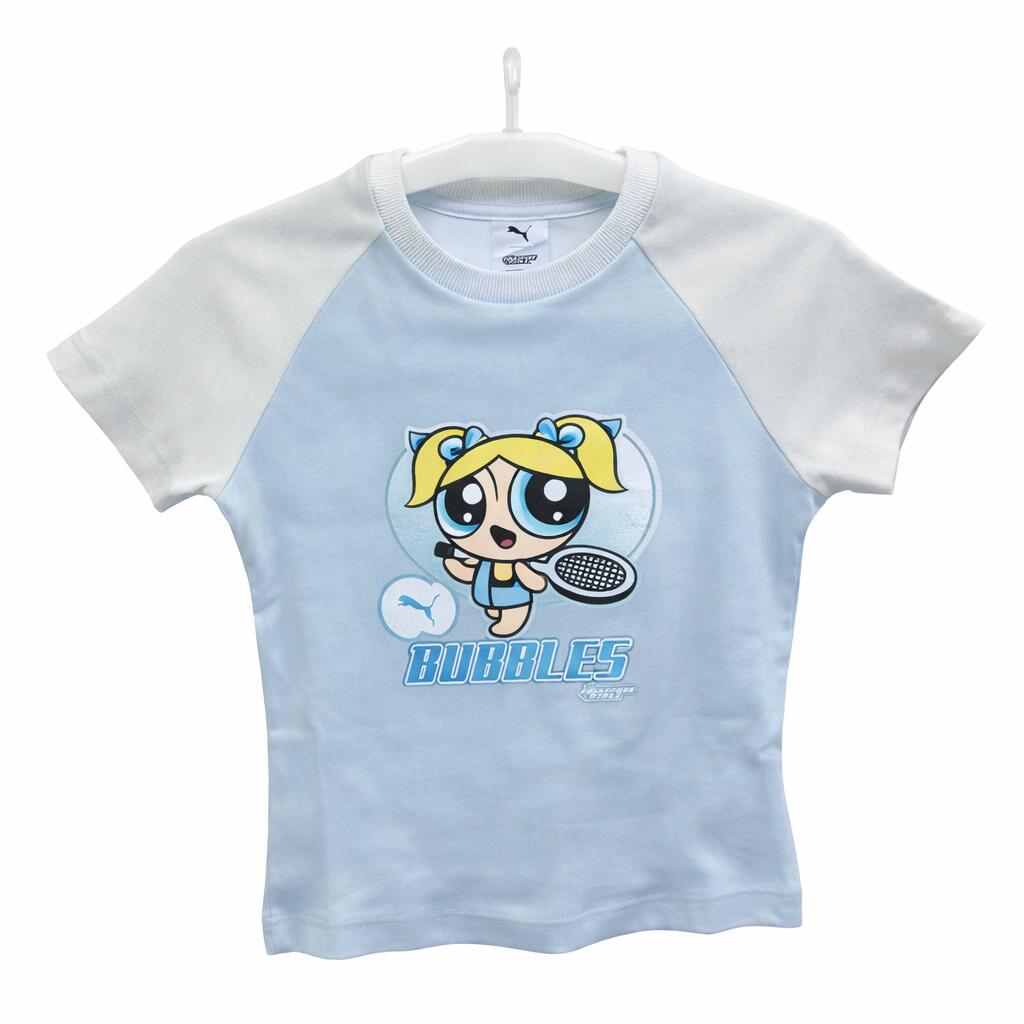 Tシャツ プーマ PUMA パワーパフガールズSSTシャツ ブルー 637469-68 レディース 26SS