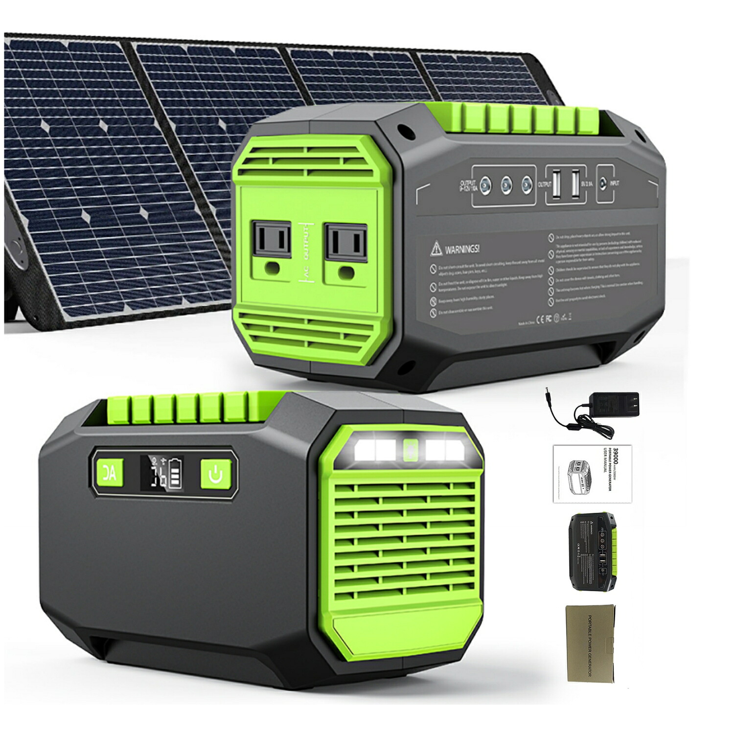2026防災用 ポータブル電源 ポータブルバッテリー 144Wh 長寿命 定格出力200W コンパクト 急速充電 UPS機能 非常用電源 蓄電池 軽量 純正弦波 AC110V 50Hz/60Hz対応 車中泊 家庭用 蓄電池 停電対策 台風対策 節電対策 防災対策 ジャクリ