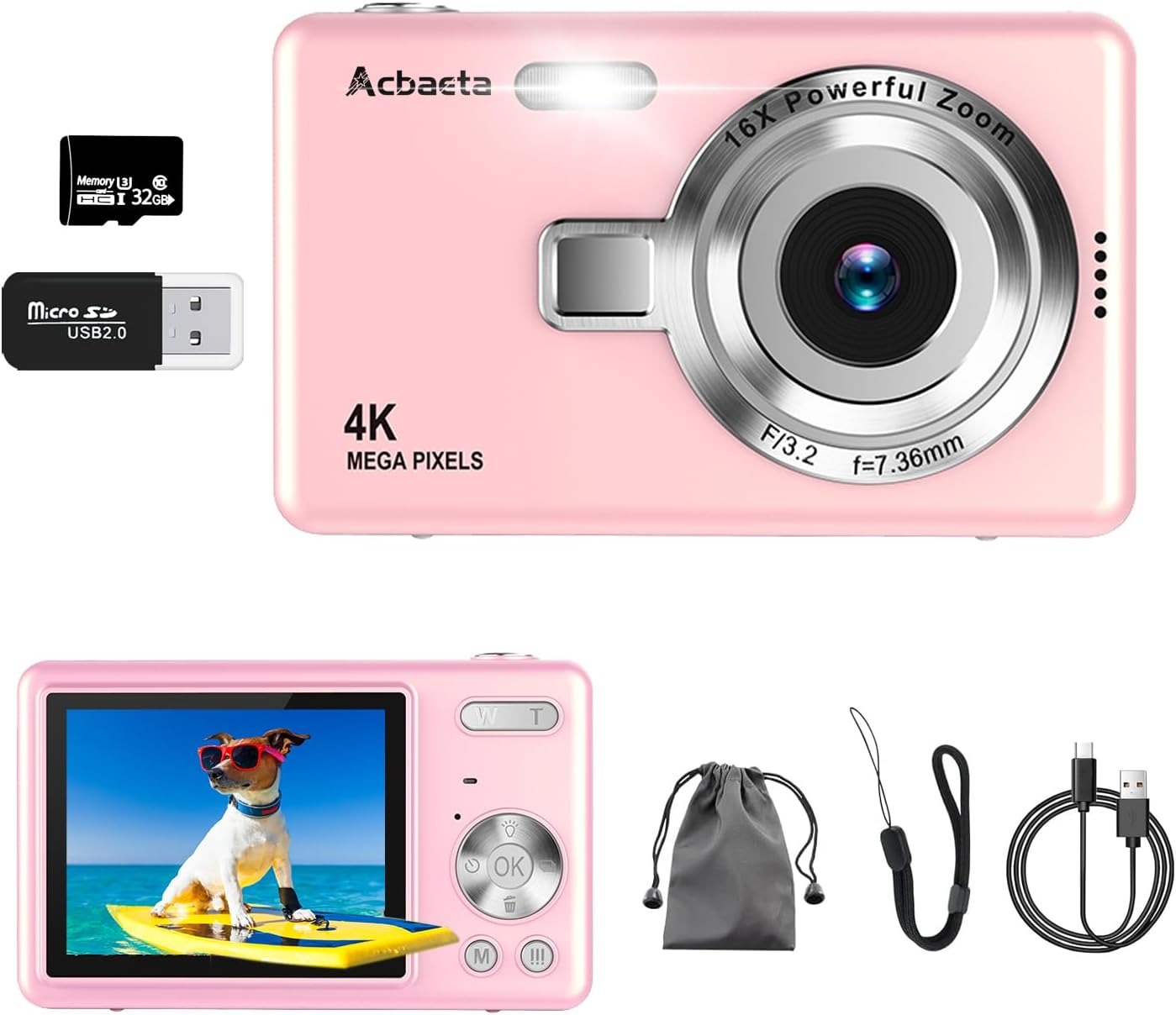 楽天市場】デジカメ【4K動画撮影、5000万画素】デジタルカメラ