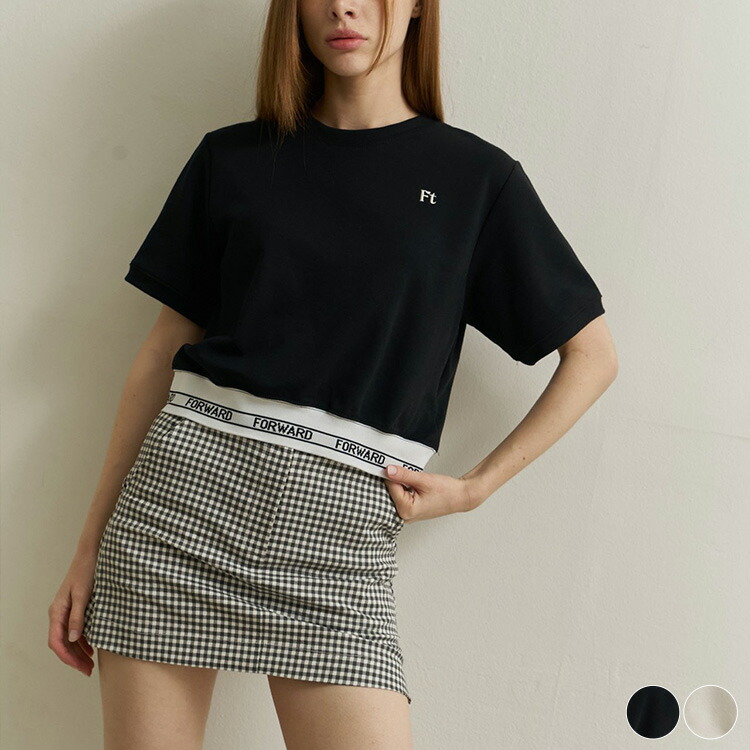 楽天市場】ゴルフウェア レディース Tシャツ 韓国 半袖 クロップド丈