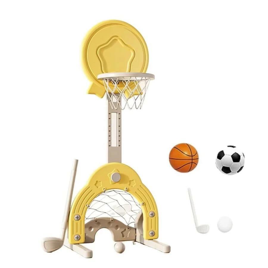 ミニ 3インチ1 手かご決勝点 赤ちゃん用 籠球フープ仕掛ける ボックス席早期仕立て上げるの遊び道具仕合わせ 高さ合わせる能力のある （手かご 蹴球 ゴルフ付き添い人） 室内