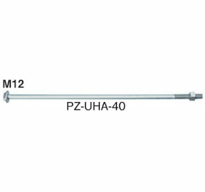 カネシン PZユニハットアンカーボルトM12 PZ-UHA-40 440-4800 50本 基礎 内装 構造金物 土台|養生材ストア