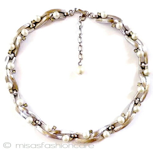 楽天市場】トリファリ ネックレス＆イヤリングセット Trifari 透かし金