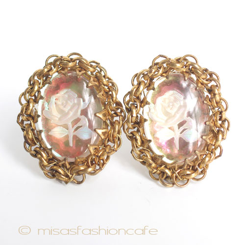 楽天市場】SWOBODA スワボダ イヤリング 真珠と天然石ヒスイの花 ヴィンテージジュエリー ビンテージ Vintage earrings アンティーク  アクセサリー【海外直輸入USED品】 : ミサズ・ファッション・カフェ