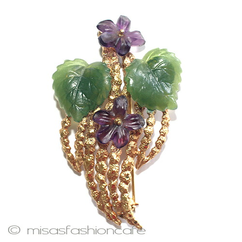 楽天市場】サフィレット ブローチ Florenza フロレンザ Vintage