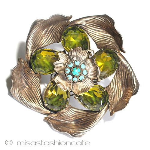 楽天市場】サフィレット ブローチ Florenza フロレンザ Vintage