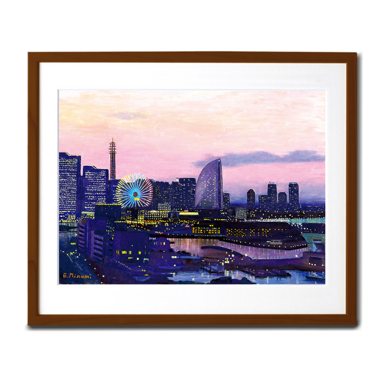 楽天市場】横浜中華街 風景画 絵画 神奈川県横浜市 ジークレー 版画