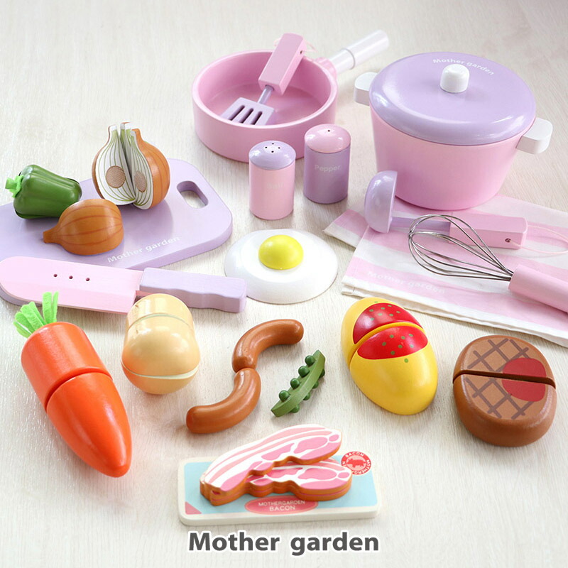 マザーガーデン カトラリー 食器 子供用 遊び 女の子 ままごと キッチン 木育おもちゃ プレゼント ままごとの遊びが広がる ぬくもりを感じる木のおままごと 調理器具 男の子 コレクション 最大00円offクーポン配布中 マザーガーデン 木製 ままごと 野いちご