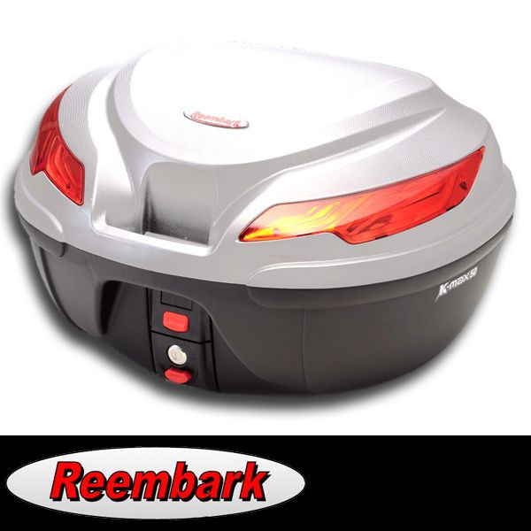 ★送料無料! キジマ/KIJIMA Reembark バイク用 リアボックス K-22 シルバー/ブラック 50L 908-009-SL