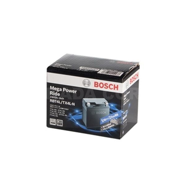 ★送料無料★ ボッシュ(BOSCH）RBT4L/TX4L-N バイク用バッテリー メガパワーライド 液入り