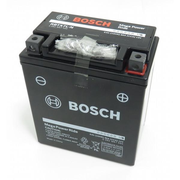 ★送料無料★ ボッシュ(BOSCH）RBTX7L-N バイク用バッテリー メガパワーライド 液入り