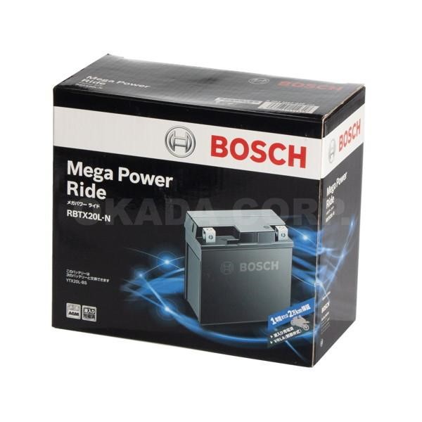 ★送料無料★ ボッシュ(BOSCH）RBTX20L-N バイク用バッテリー メガパワーライド 液入り