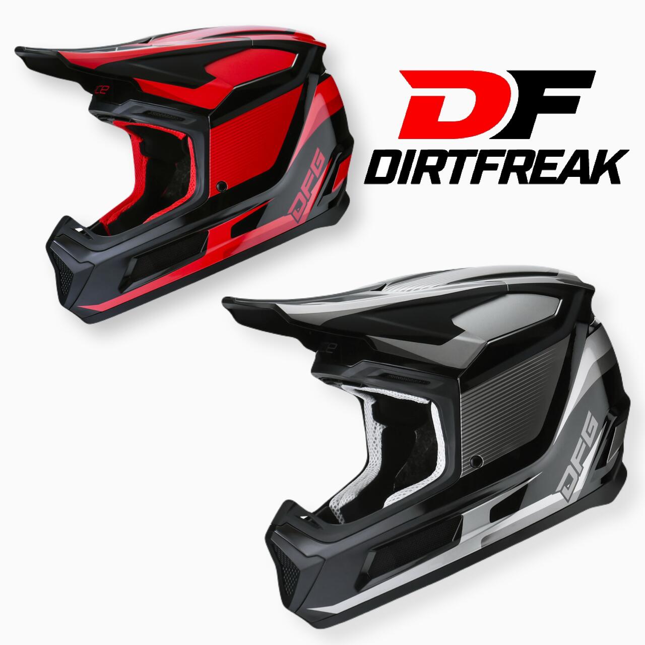 ★送料無料★ DFG ACEヘルメットモノグラム/ダートフリーク
