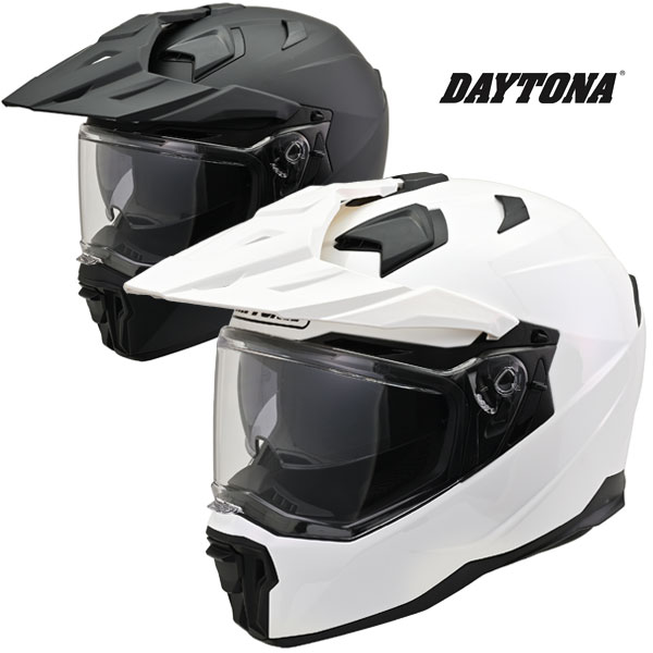 ★送料無料★ デイトナ(Daytona) バイク用 ヘルメット オフロード SG規格 ABS+PC ピンロックシート付属 インナーバイザー装備 DN-005WX