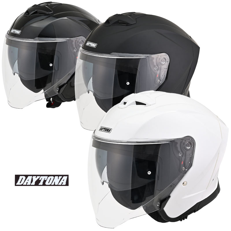 ★送料無料★デイトナ(Daytona) バイク用 ヘルメット ジェット SG規格 高強度ABS スポーツ設計 インナーバイザー / スピーカーホール 装備 DN-006SJ｜MotoGoods Market