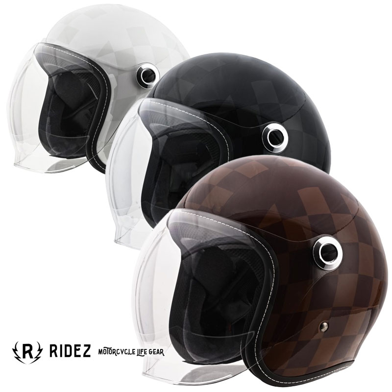 【最新モデル入荷中！】★送料無料★ RIDEZ ZZ HELMET ロイヤルモデルJET /ライズ