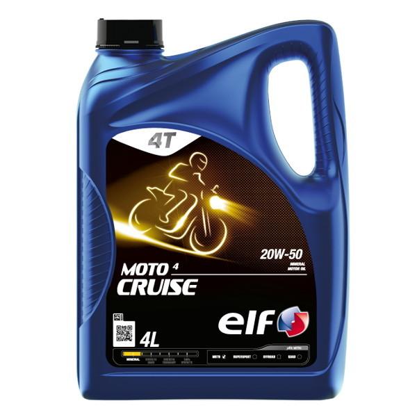 elf（エルフ オイル）4サイクルエンジンオイル MOTO 4 CRUISE 20W50 4L 213953
