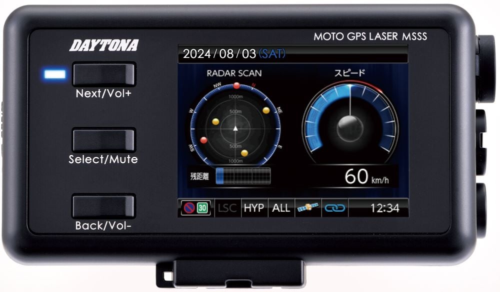MOTO GPS LASER 新型レーザー式オービス対応 25674 新型レーザー式オービス対応のGPSレーザー＆レーダー探知機が新