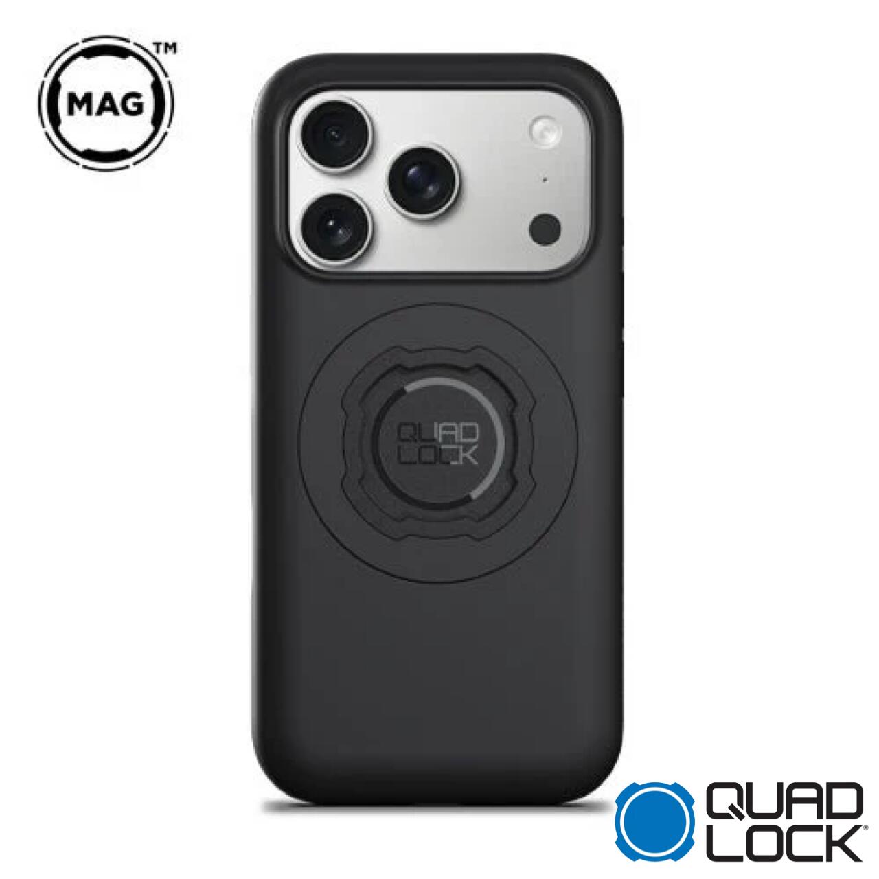 ★送料無料★ QUAD LOCK IPHONE 17Pro Max用 (Mag対応モデル) TPU・ポリカーボネイト製ケース QMC-IP17XL