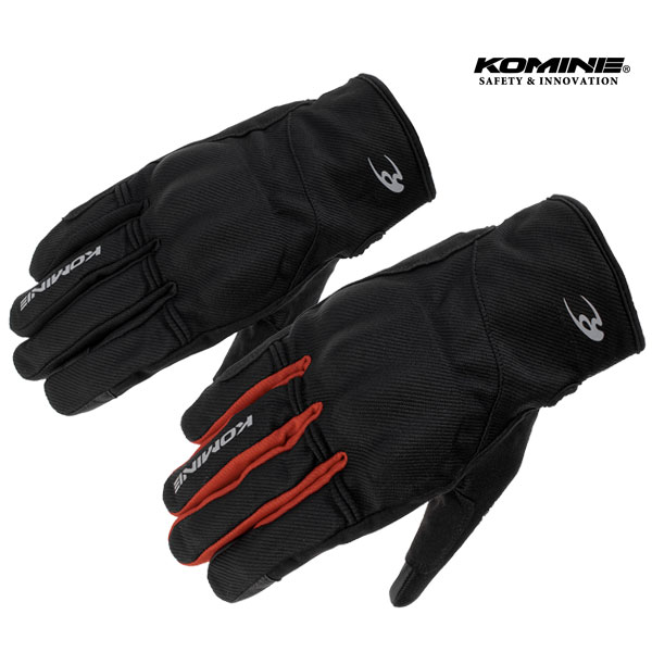 ★送料無料★ KOMINE 06-2583/GK-2583 スーパーフィットプロテクトレイングローブ /コミネ