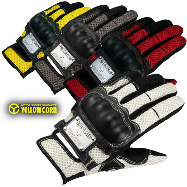 ★送料無料★ YeLLOW CORN YG-247M MESH GLOVE バイク/オートバイ用【春・夏】ライディンググローブ /イエローコーン