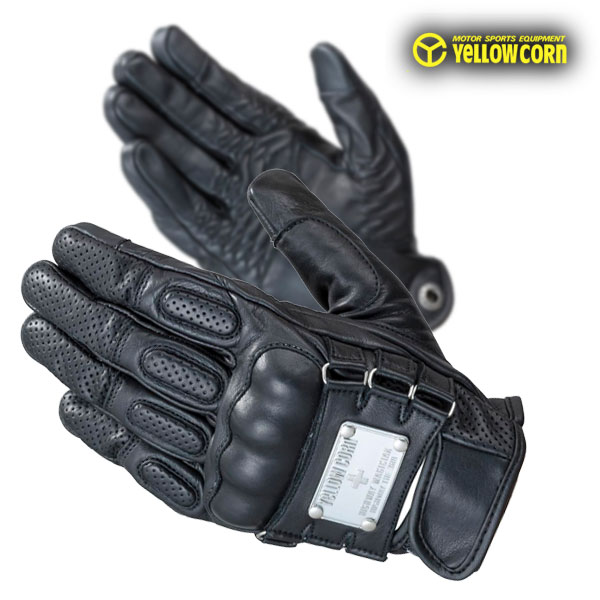 ★送料無料★ YELLOW CORN YG-250 Leather Glove バイク/オートバイ用ライディングレザーグローブ /イエローコーン