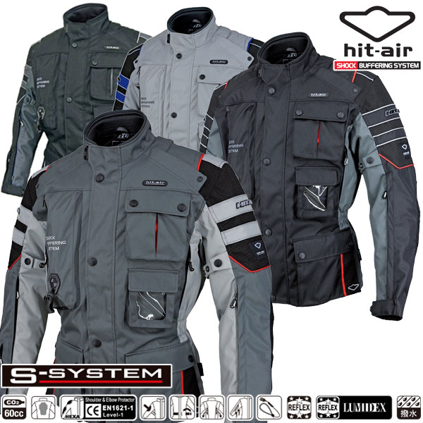 ★送料無料★ hit-air Motorrad-2 ベンチレーションジャケット hit-airエンデューロモデル!《Sシステム+尻気室収納型》/無限電光株式会社