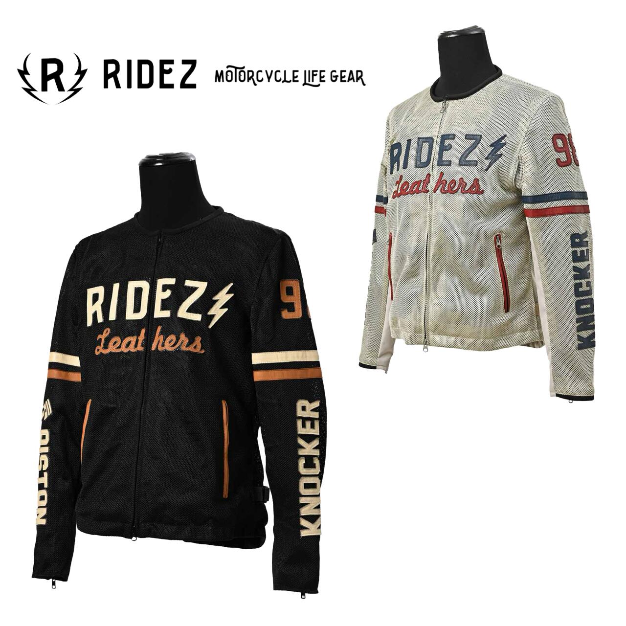 ★送料無料★RIDEZ PISTON KNOCKER MESH JACKET BLACK RLSJ15/ライズ｜MotoGoods Market